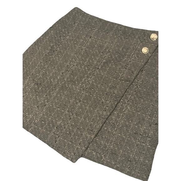 Nine West Tweed Wrap Mini Skirt XL NWT Old Money Preppy Gossip Girl - Picture 6 of 8